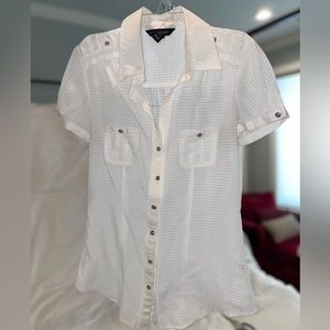 White House | Black Market cotton blouse